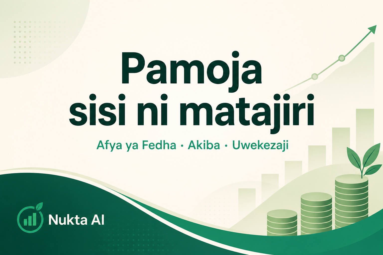 Pamoja sisi ni matajiri — afya ya fedha, akiba na uwekezaji Tanzania | Nukta AI