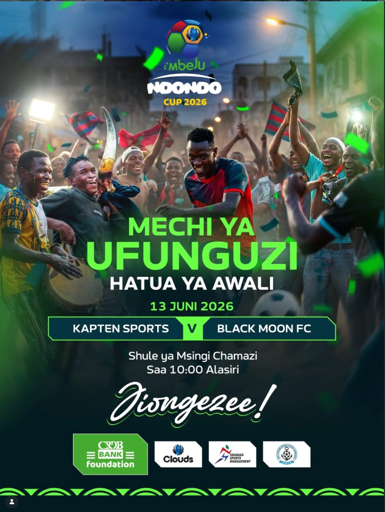 iMbeJu Ndondo Cup 2026 — Ile Siku Ndio Leo